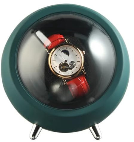 Yuattory Uhrenbeweger für Automatikuhren Uhrenbox Automatikaufzug (Grün)