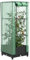 ShGaxin Hochbeet mit Gewächshaus-Aufsatz Rattan-Optik 40x40x123 cm, Palettenrahmen, Hochteich, Gemüsebeet, Kräuterregal Balkon, Blumenbeet, Kräuterspirale, Tomatenbeet, Pflanzhochbeet - 4015809