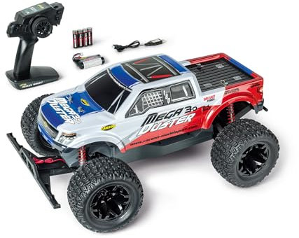Carson 500404292 1:10 Mega Duster 3.0 2.4G 100% RTR - Ferngesteuertes Auto, Offroad Truggy, inkl. Batterien und Fernsteuerung, Bedruckte Karosserie