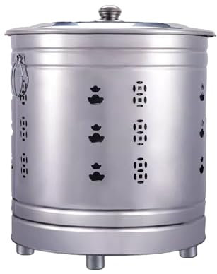 Edelstahl-Brenneimer – Metall-Brennfass für Haus, Garten, Ascheeimer, Papier-Geld-Fässer – langlebige Feuerstelle unverzichtbar