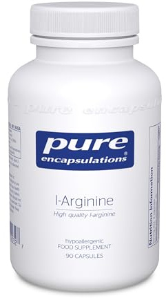 Pure Encapsulations L-Arginine 1400mg, 90 Capsules | High-Strength Formula, Batch Tested, Vegan Friendly, Hypoallergenic
