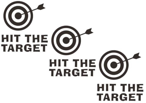 DIYEAH 3pcs Toilet Target Stickers for Training Toilet Seat Cover Removable Bathroom Decals with Smooth Surface Easy to Clean and Apply Decorative Pee Aim Stickers for Restroom Potty