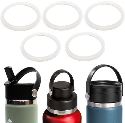 Captain O-Ring – Replacement Lid Gaskets for Hydro Flask Wide Mouth Flex Caps (5 Pack)