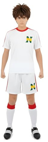 Footex Fußball Cosplay New Team Oliver Holly Hutton Captain Tsubasa Uniform personalisierbar Made in Italy