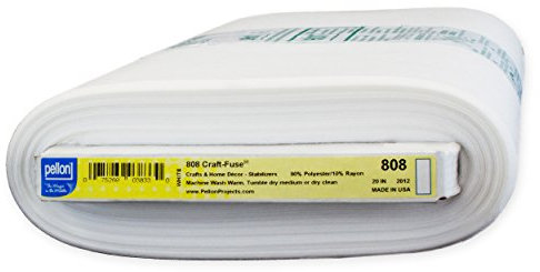 Pellon Craft-Fuse Iron-On Stabilizer-White 20X10yd