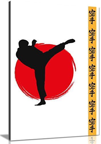 Karate Martial Arts Canvas Wall Art Picture Print (12x8)