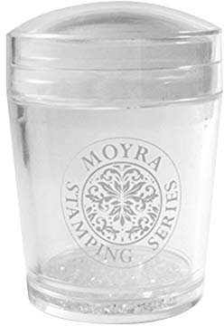 Moyra Stamping Pad PiXL Clear Transparent Nº12 | Head 3.5 cm | Ideal For Fine Line Designs | Nail Art