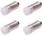 Ampoules de voiture LED de BA9S T4W, lampe blanche 6000K de 9V-24V 200LM SMD 3030, pour feux de plaque d'immatriculation d'éclairage intérieur, lumières de dôme, feux de carte, paquet de 4