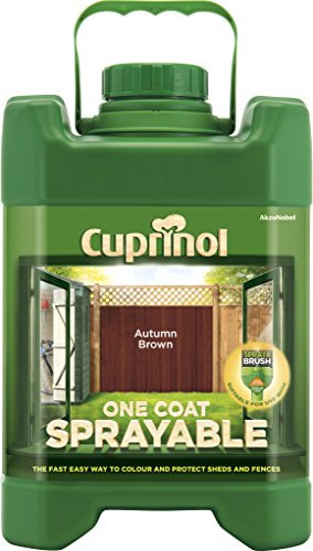 Cuprinol 5L Spray Fence Treatment - Rich Cedar
