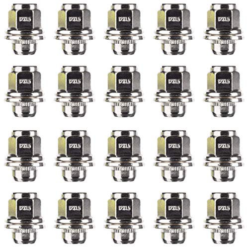 Ellis Excellence Set of 20 Wheel Nuts, M12 x 1.5, Flat Seated, 21 Hex - Compatible with Toyota Vehicles