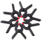 6pcs Photo Studio Clips Spring Clamps, Wide Opening Rubber Padded Grips for Photography Backdrop Background Stand Clips