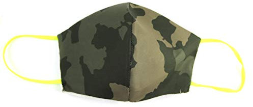 Feinstaubmaske ohne PMC. Überlagerung aus 2 Stofflagen, außen mit WR-Behandlung (Water Resistent) und innen antiallergisch (Kinder/Militär)