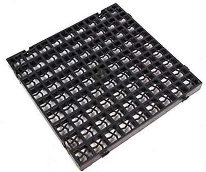 My Garden Essentials® 4 x Grass Grid Black Plastic Paving Driveway Grid Turf Grass Lawn Path Gravel Protector Drainage Mat Shed Greenhouse Base - 1 Square Meter