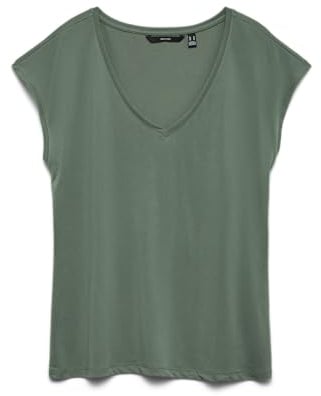 VERO MODA VMFILLI SS V-Neck Tee GA NOOS