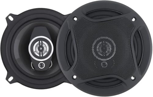 Di Tutto Per Tutti® Coppia Casse Auto Audio 10 CM 250 Watt 2 Vie Con Griglia Altoparlanti Coaxial Speaker 4 Ohm TS-1072