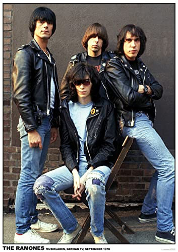 Artificial Posters RAMONES POSTER MUSIKLADEN GERMAN TV SEPTEMBER 1978