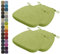 Kimgull 4er Set Stuhlkissen mit Bändern Bequeme Waschbare Rutschfestes Sitzkissen Ideal für zu Hause und Gartendekoration, viele Farben und Größen zur Auswahl (40x38x5CM Obst GrüN)