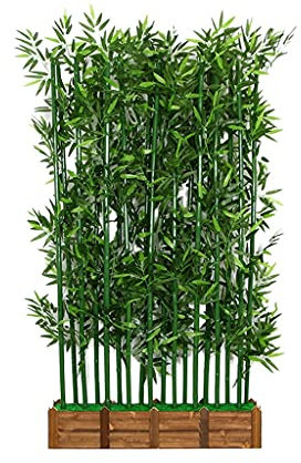 YKHB Piante Artificiali Decorazione della pianta Finta Bamboo Imitazione Albero Piantatura Adatta for Decorazione Interna ed Esterna Regali casalinga 100 * 120 cm Facile da Montare e Resistente