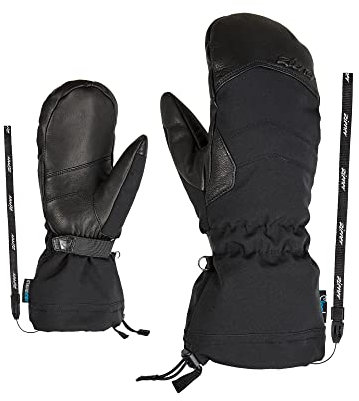 Ziener Damen KILATI Ski-Fäustling/Wintersport | wasserdicht, Wolle, Freeride, Black, 6,5
