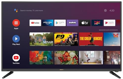 HYUNDAI Smart Android TV 43 Pouces (109cm) Full HD - WiFi - Netflix - Prime Video - CHROMECAST - 3xHDMI - 2xUSB - HDR10