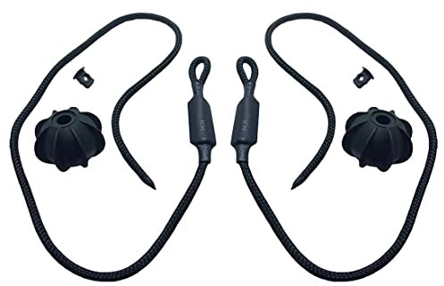 2pcs Voiture Corde De Fixation Universelle Corde De Chaîne De Fixation avec Couvercle De Coffre Serrant avec Corde De Porte-Bagages Arrière Garde-Boue avec Petite Boule pour Coffre De Voiture