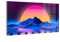 DEQORI Wandgarderobe Glas & Metall | Motiv Vaporwave digitale Kunst | 60x30 cm | Design Haken-Leiste modern | Garderoben-Paneel für Flur, Wohnzimmer & Schlafzimmer | magnetisch & beschreibbar