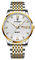rorios klassisch Herrenuhren Analogue Quartz mit Edelstahlarmband Leuchtende Armbanduhr wasserdichte Diamant Uhr für Herren Männer