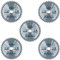 Lot de 5 lames de scie circulaire 165 mm x 16/20 mm 40 dents TCT Disque de coupe bois