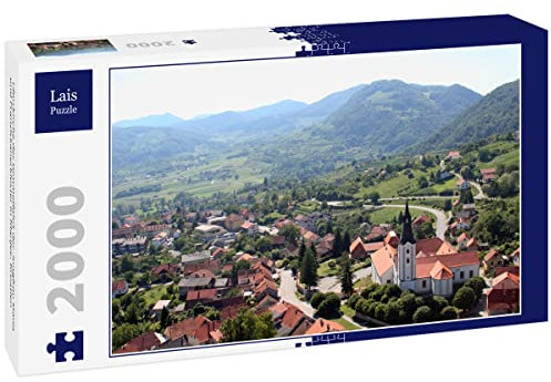 Lais Puzzle Pfarrkirche der Himmelfahrt der Jungfrau Maria und Franziskanerkloster in Klanjec, Kroatien 2000 Teile
