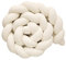 CuteCraft Meliboo Dekokissen, flauschig, geflochten, Höhe bis zu 17 cm, handgefertigt in Europa, dekoratives Geflecht, Premium, große Farbauswahl