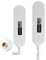 Vecys Dual Band WiFi 2.4GHz 5.8GHz Antena 18dBi Alta Ganancia Omnidireccional Pegamento Stick Antena RP SMA Conector Macho Antena para WiFi Router Tarjeta de Red Inalámbrica (Blanco, 2 PCS)
