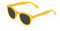 XLAB 8004 Gafas de sol estilo moscot, unisex, 50mm, Amarillo/G15