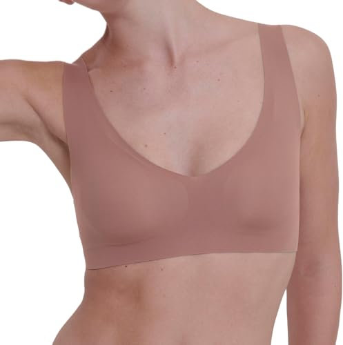Sloggi Damen Zero Feel 2.0 Bralette Bra, Cacao, XXL EU