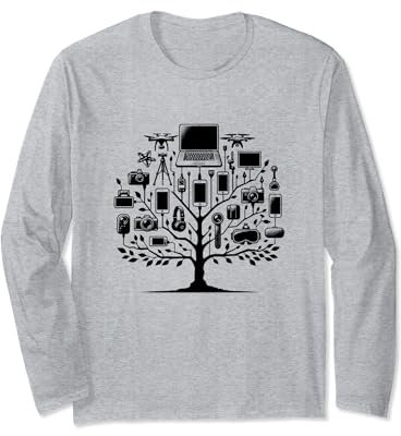 Gadgets Las herramientas de la tecnología de la era moderna Gadget tecnológico Manga Larga