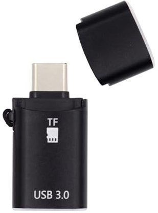NFHK Adaptateur de lecteur de carte micro SD OTG femelle 10 Gbit/s USB-C vers USB 3.0 pour ordinateur portable, tablette, téléphone