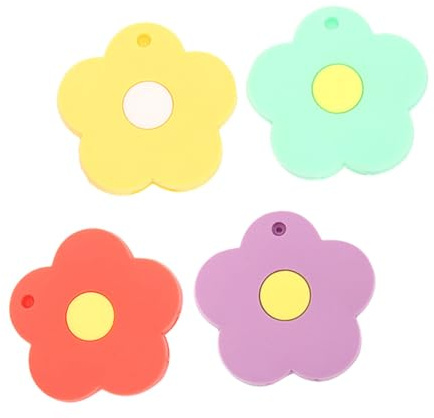 JOINPAYA 4 Pièces Étui à Clés Couvre-clé Pour Clé De Maison Capuchon Protecteur De Clé Capuchons De Touches En Silicone Jolis Couvre-clés Casquettes Gel De Silice Bouton Bague Étudiant