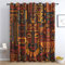 THYUNQ Vorhänge Afrika Motiv, Vorhang Blickdicht Verdunklungsvorhänge Thermovorhang mit Ösen, Gardinen Wohnzimmer Schlafzimmer Fenster, 2er Set Curtains, H 245 x B 140 cm