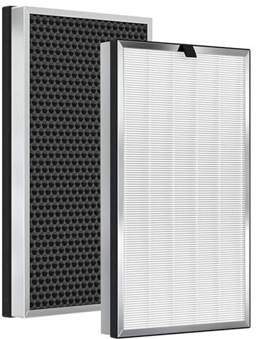 2 Stück 112 Ersatzfilter Luftreiniger V2.0 kompatibel mit MA Serie 112, 3-in-1 Vorfilter, H13 True HEPA-Filter und Aktivkohlefilter