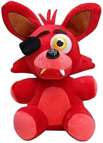 Hamender Plushies Bonnie Sisters Location Golden Foxy Stuffed Doll Plushies for Girls Boys Christmas Birthday Gifts Fans (Foxy the Pirate)