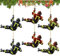 6 Stück Feuerwehrmann Weihnachtsschmuck, Weihnachtsbaum Feuerwehrmann Acryl Anhänger, Doppelseitige Mini Feuerwehrmann Acryl Weihnachtsdeko Geschenke für Wand, Fenster, Auto