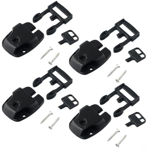 SUIOPPYUW 4 pièces de sécurité et de Protection avec Large Sangle Compatible avec Les Clips de Couverture de Baignoire Spa installations de Support complètes 4 pièces Feegow