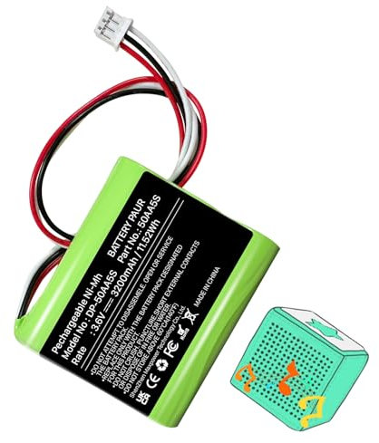 Akku für TonieBox, 3200mAh 3,6V Original 50AA5S Battery Akku for Tonies TonieBox Musicbox Soundbox