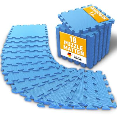 NEOLYMP Bodenschutzmatte Fitness - 10mm extra Dicke Trainingsmatte für Sportgerät, robuster Sportboden - Puzzlematten Boden, Gymnastikmatte, Sportmatte, Fitnessmatte