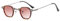 MACEROES Kleine quadratische Sonnenbrille zum Fahren, Sonnenbrille für Damen und Herren, Metallrahmen, UV400-Schutz