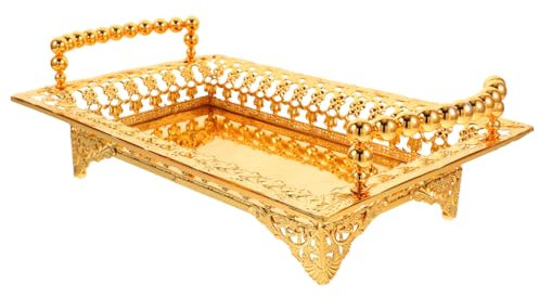 GRIRIW Bandeja De Fruta De Metal Bandeja Para Almacenar Frutas De Secos Para Sala De