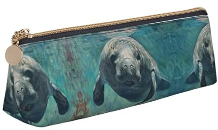 UVBDF Crazy Save Federmäppchen für Kinder, mit Reißverschluss, kleine einfache Stifttasche, Kosmetik-Make-up-Etui, weiß, Einheitsgröße, Taschen-Organizer