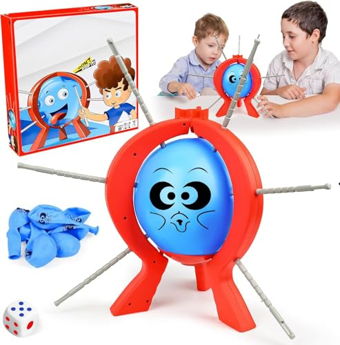 Aoaoy Balloon Burst Game, Interaktives Tischspielzeug für Kinder und Erwachsene, Spielzeug für Eltern-Kind-Familientreffen, Kniffliges Popping Boomboom Pop-Spiel für Geburtstagsfeiern