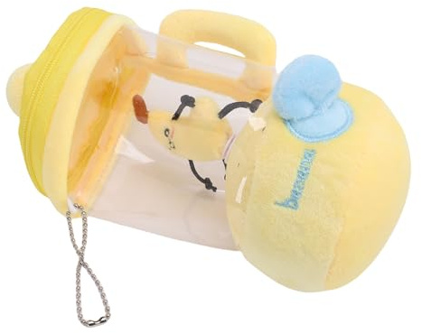 CHICIRIS Jouets en Peluche, Porte-clés Presse-Agrumes Doux avec Fonctionnalités Interactives, Amusant pour la Décoration de la Chambre des Enfants et des Sacs (Banane)