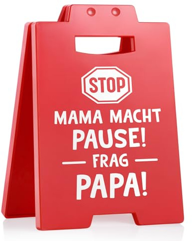 Lustiges Geschenke für Mama - Aufsteller Mama Geschenk Geburtstag 10*16 cm | Mama Geschenk zum Muttertag oder Weihnachten, Geburtstagsgeschenk für Mamavon Kind Ehemann, Deko für Schlafzimmer & Büro