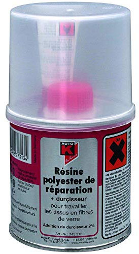 Auto-K Polyester Reparaturharz + Härter 250 g Spachtel Spachtelmasse